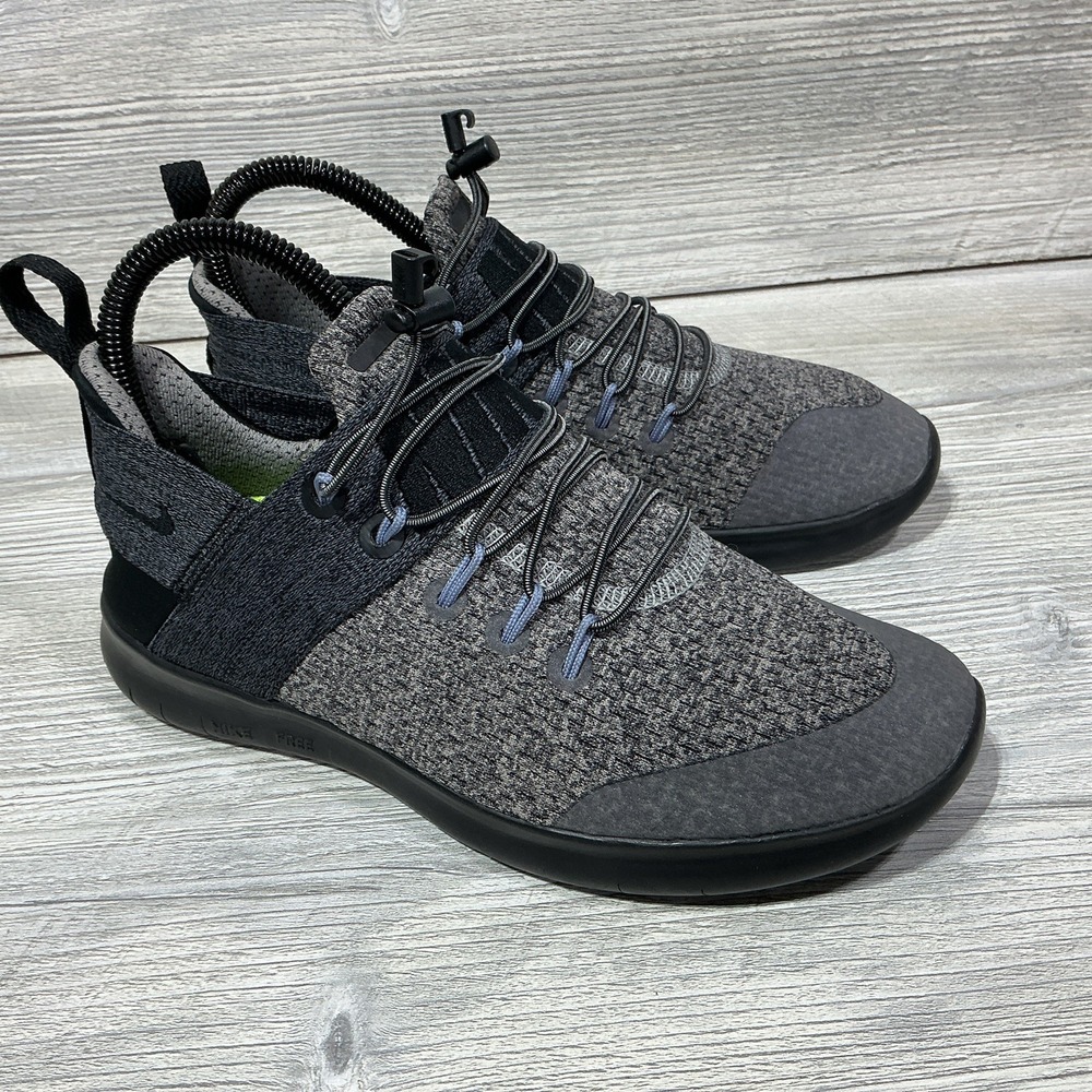 Nike Free RN Commuter 2017 Premium Gray Black Sneakers AA1622-001 Women's Size 6
